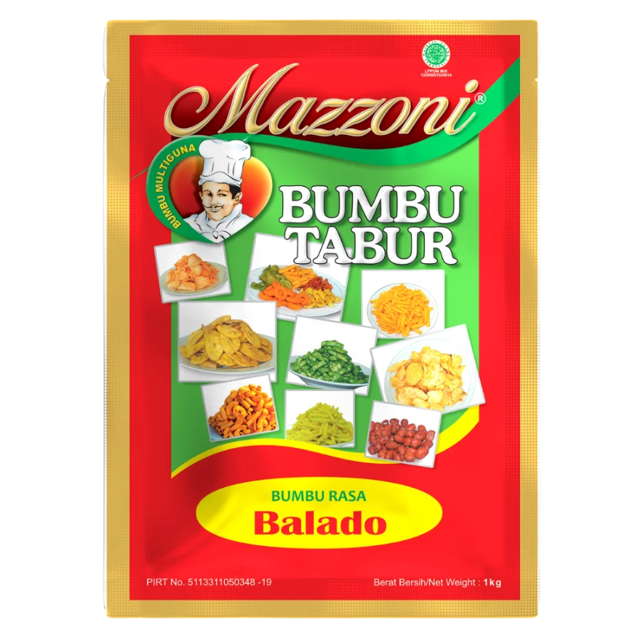 Kemasan Bumbu Tabur Balado 1 kg