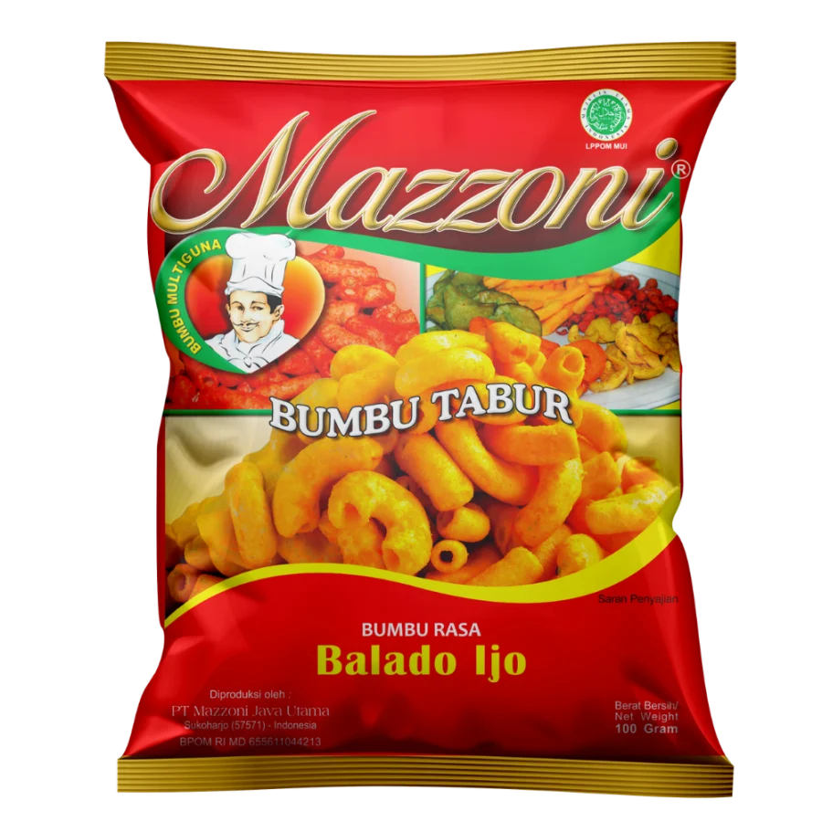Kemasan Bumbu Tabur Balado Ijo 100 gram