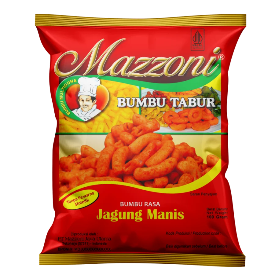 Kemasan Bumbu Tabur Jagung Manis 100 gram