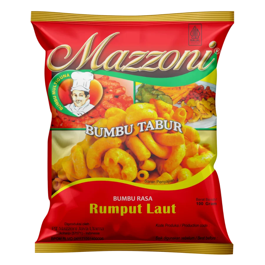Kemasan Bumbu Tabur Rumput Laut 100 gram