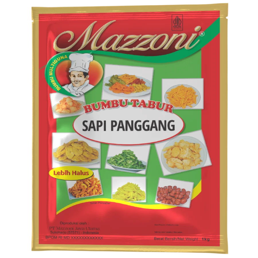 Kemasan Bumbu Tabur Sapi Panggang 1 kg