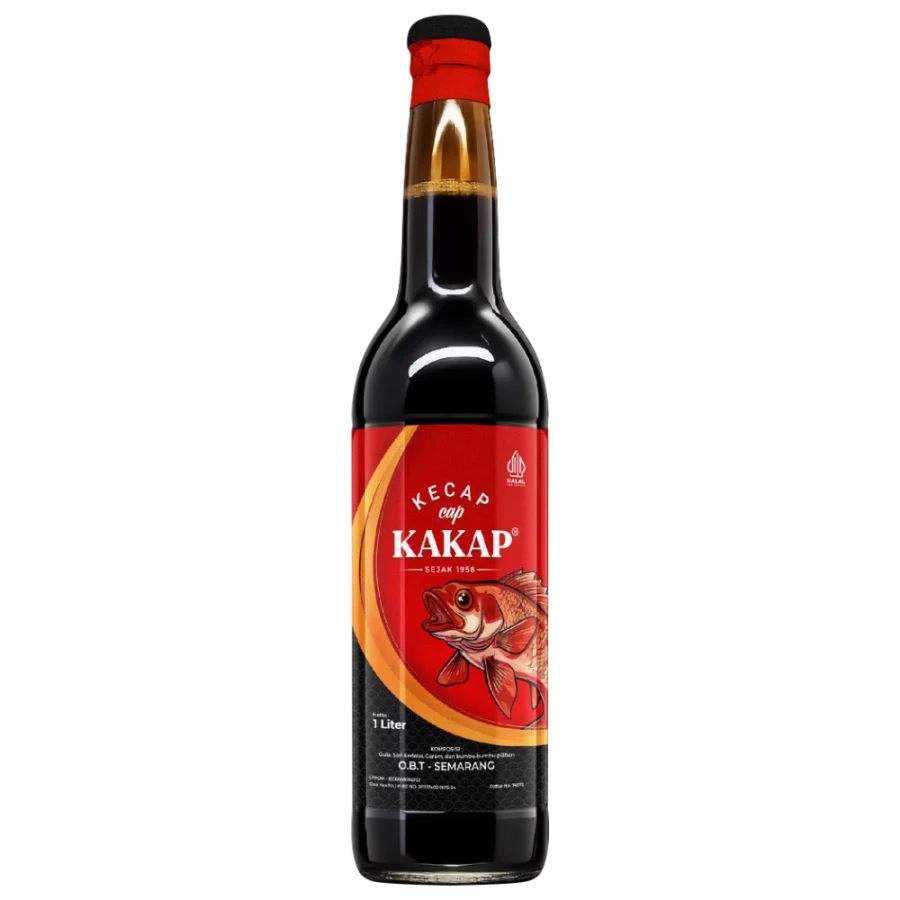Kemasan Kecap Cap Kakap 1 liter