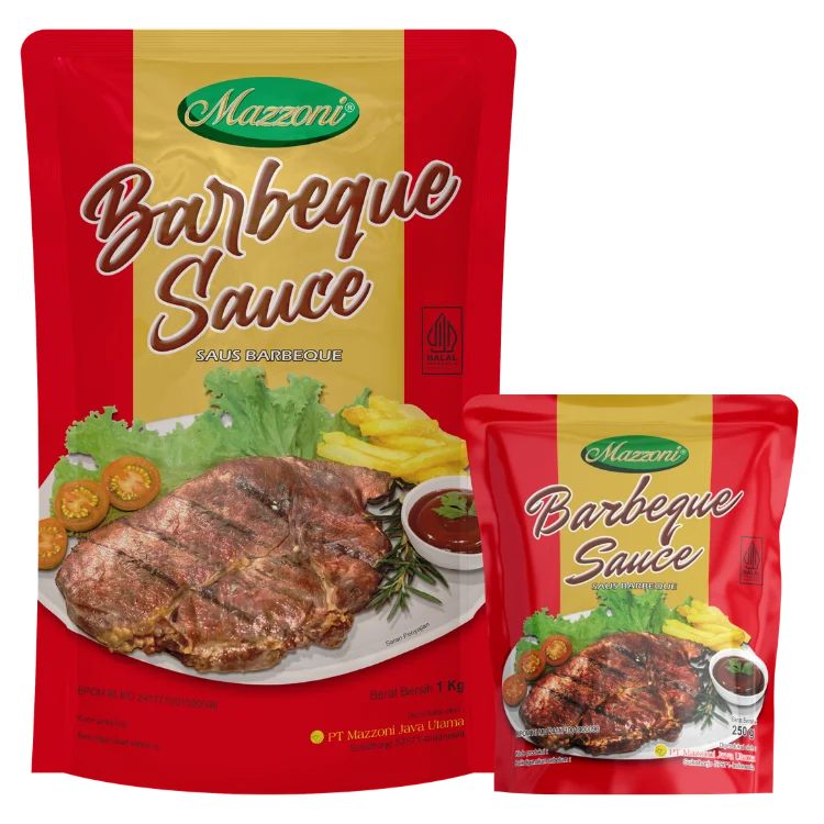 Kemasan Saus Barbeque 250 gram , 1 kg