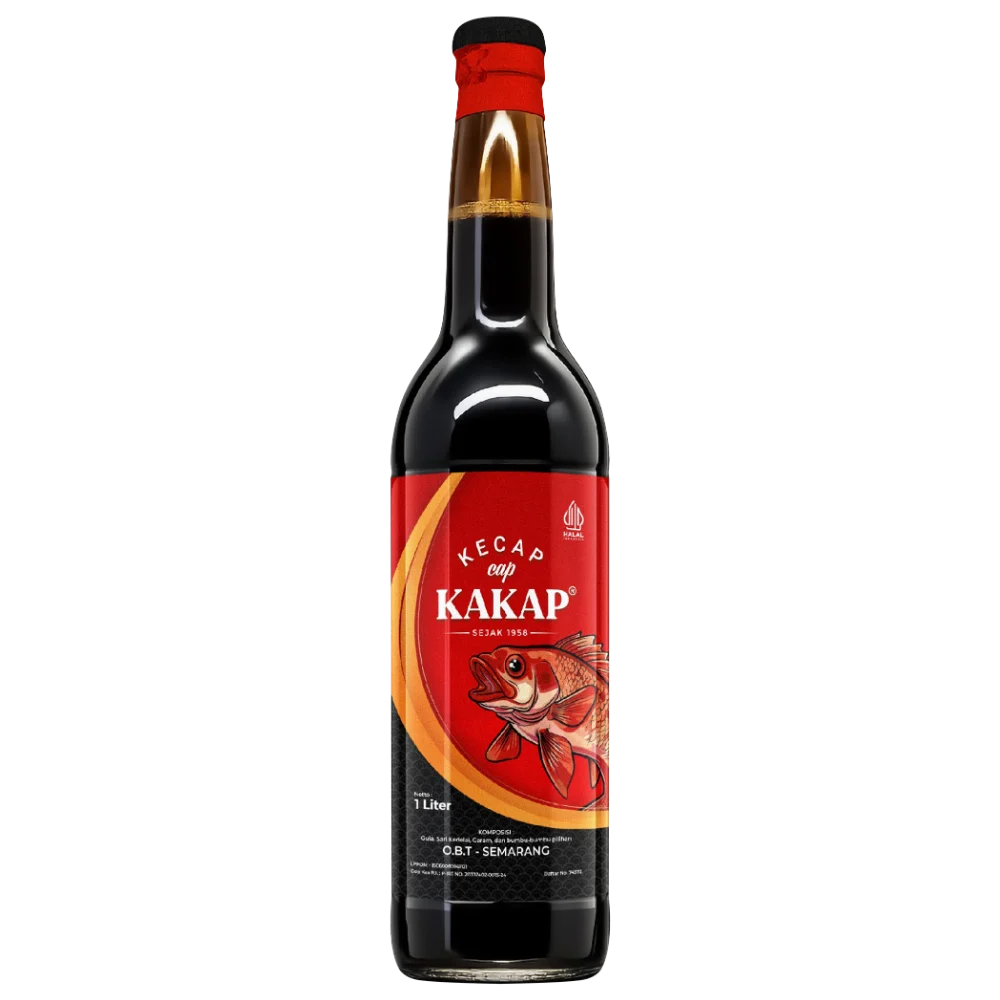 Botol Kecap Cap Kakap 1 liter