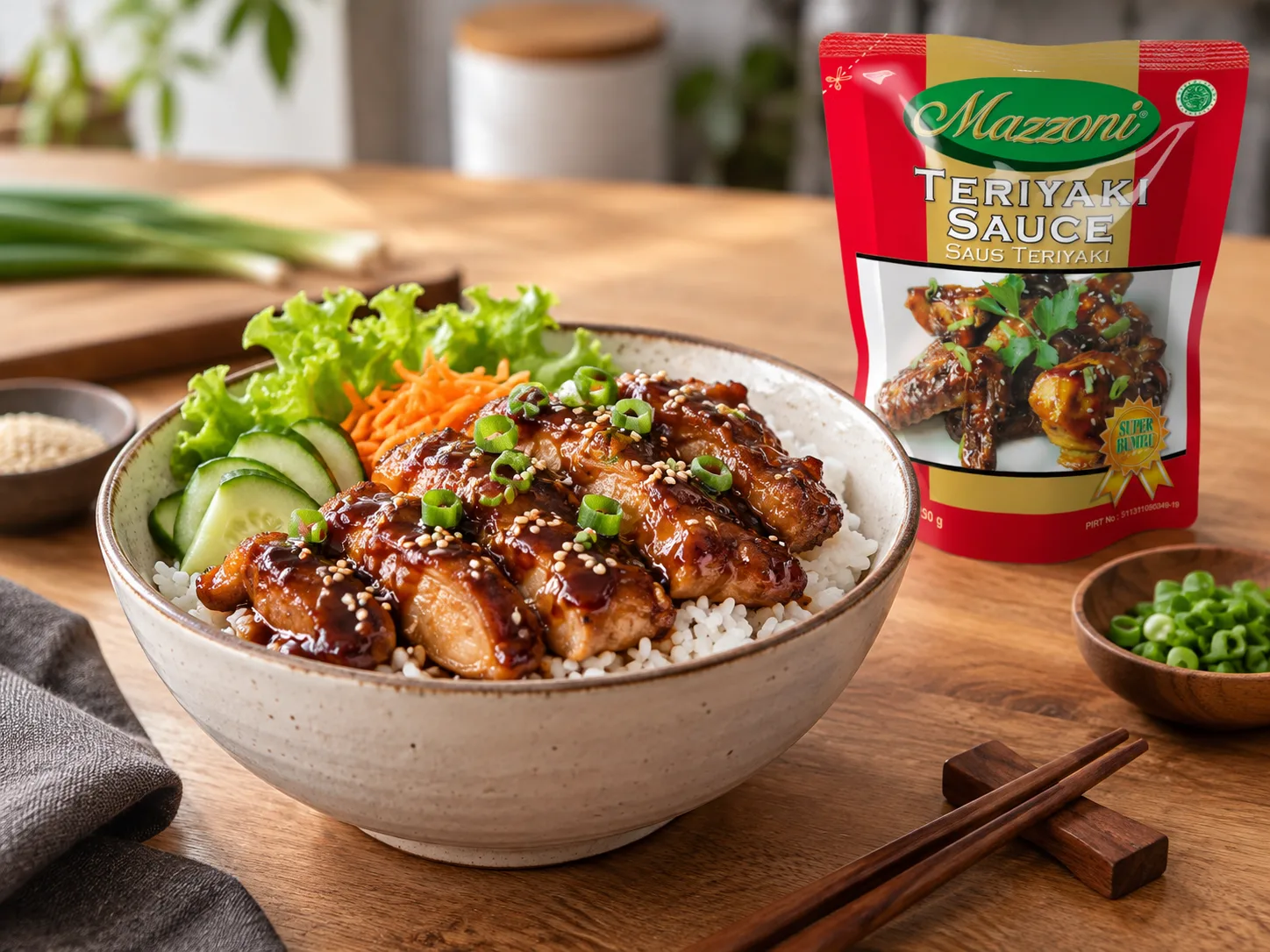 Rice Bowl Ayam Saus Teriyaki
